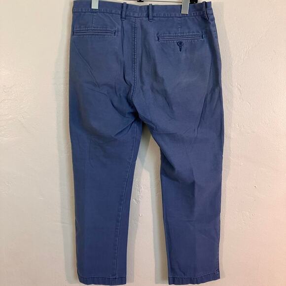 J. Crew The Sutton Blue Straight Leg Faded Chino Pants - Picture 3 of 4